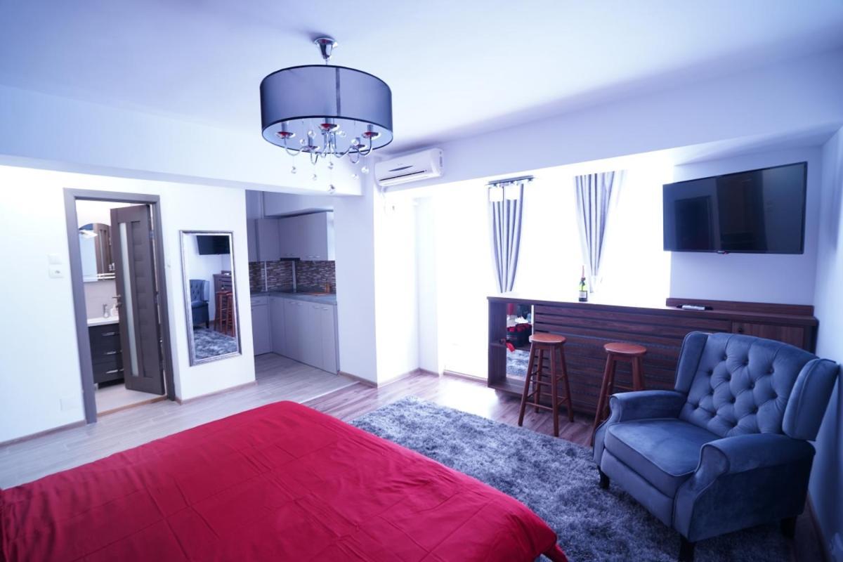 Luxury 1Br Studio Near Hanul Drumetului Bucharest Luaran gambar